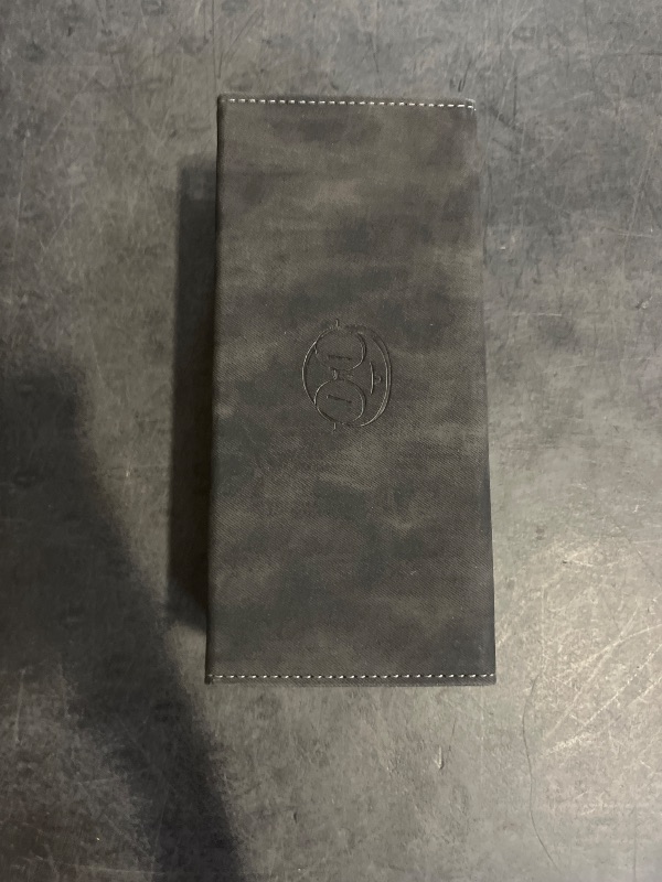 Photo 1 of 2-in-1 PU Leather Card Rack & Dice Tray | Convertible Deck Organizer and Dice Rolling Tray for Board Games, RPGs, and TCGs.