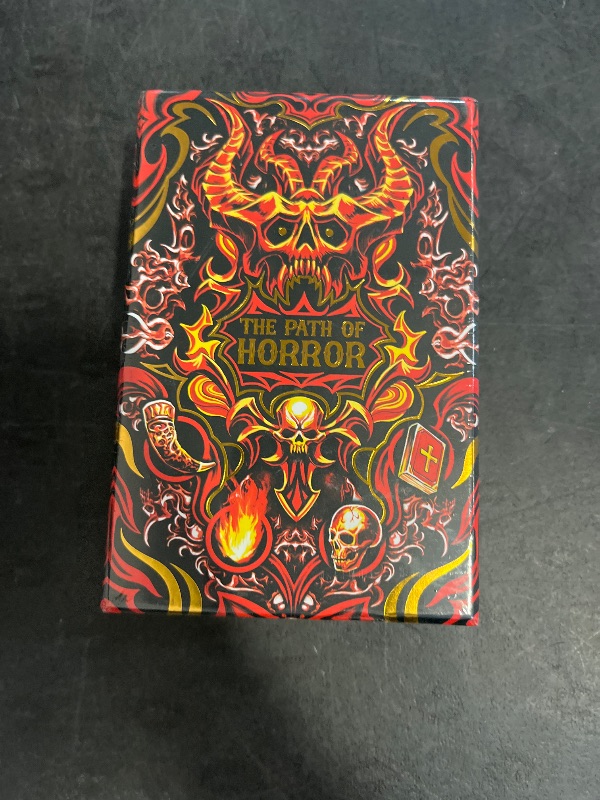 Photo 1 of 99FOX The Path of Horror Tarot Card Deck and Guidebook for Beginners Readers Creepy Themes Waterproof Cards Classic Pack Intuition Vintage Accessories Plastic Collection Design with Box