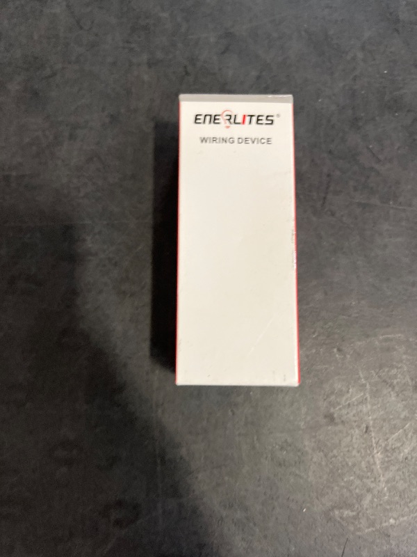Photo 1 of ENERLITES Elite Series Decorator Rocker Light Switch, 15A 120V/277V, Gloss Finish, Single Pole, 3 Wire, Grounding Screw, Residential Grade, UL Listed, 91150-NK, Nickel