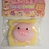 Photo 1 of Visland Animal Toast Squeeze Toy Stress Relief Cat Pig Toast Pinch Sensory Toy Kids Adults Soft TPR Stress Ball Calming Fidget Toy