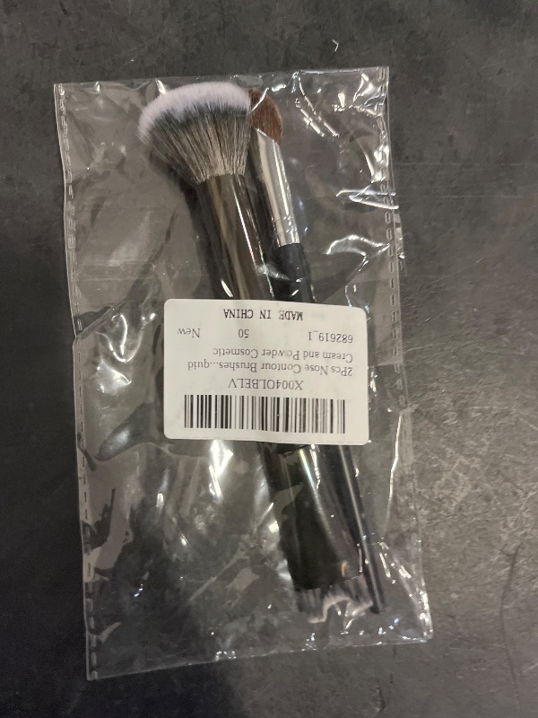 View 2 of Sculpting Dual-End Nose Brush, 2-in-1 Nose Contour Brush, Angled Makeup Brush for Sculpting and Defining Nose Contour