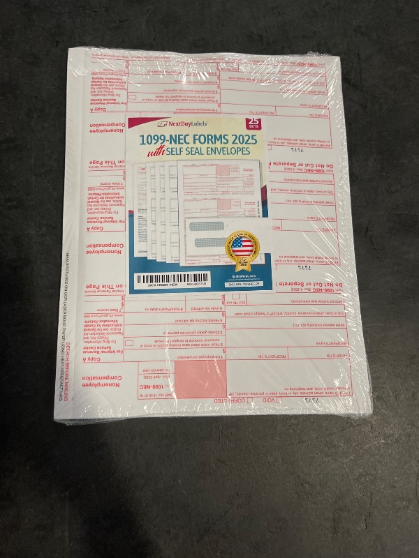 Photo 1 of "New" 1099-NEC Forms for 2020