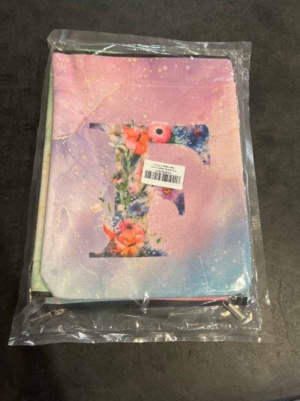 Photo 1 of 4Pcs Initial F Book Lovers Gifts Book Sleeve Waterproof Books Cover Pouch Personalized Monogrammed Gifts for Women Sister Wife Bookish Reading Accessories for Birthday Boss Nurse Week Christmas