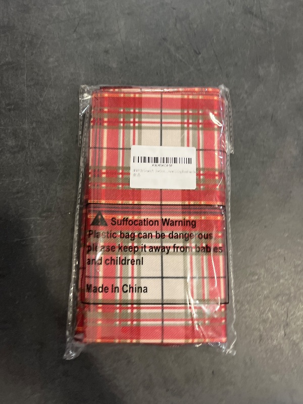 Photo 1 of ABSOP Christmas Pillow Covers 18x18 Inch Red Gingham Decoration Plaid Pillow Covers Set of 2 Winter Holiday Throw Pillow Covers for Chair Bedroom Living Room Home Decor