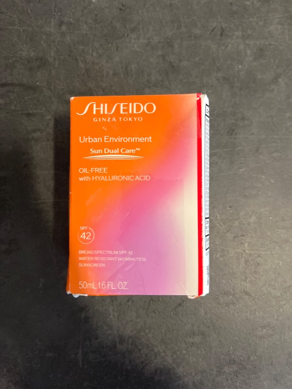 View 3 of Shiseido Urban Environment Oil-Control Sunscreen - Protects, Hydrates, Mattifies & Works as Face Primer - Water Resistant for 40 Minutes - Non-Comedogenic - 50 mL