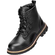 Photo 1 of Size 9.5 Steel Toe Boots for Women Men, Waterproof Lightweight Safety Work Boots Durability Composite toe Construction Shoes with 6"