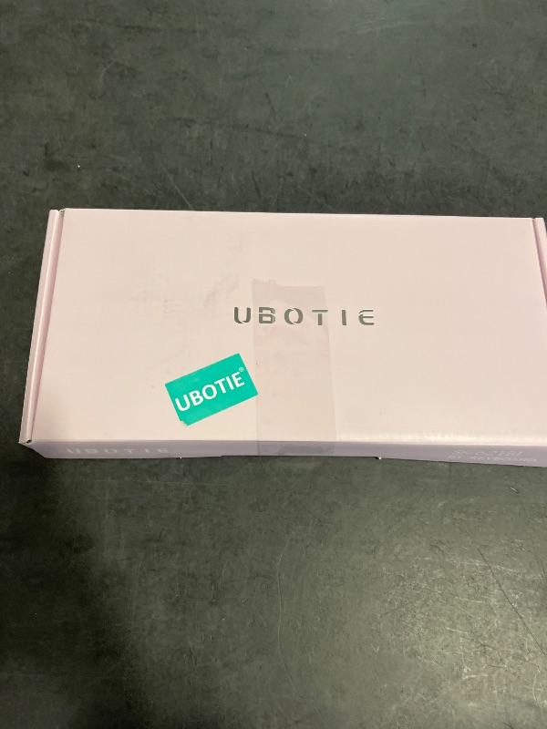 View 3 of UBOTIE Portable Bluetooth Colorful Keyboards (Pink-Colorful)