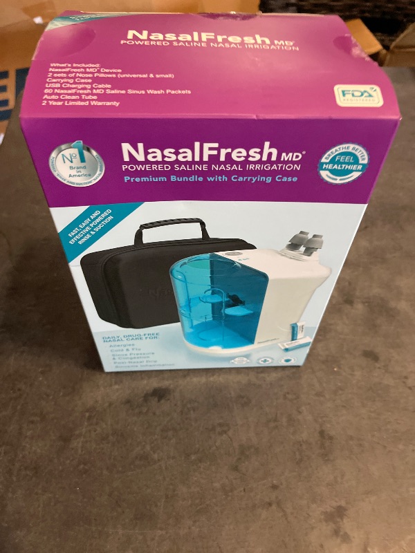 Photo 1 of NASALFRESH MD Premium Bundle–Dual Powered Nasal Irrigation System