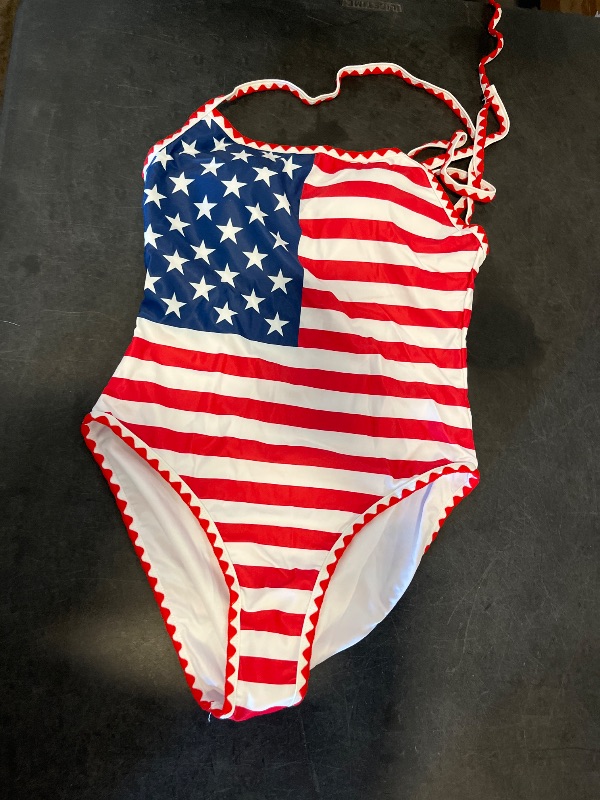 View 2 of Size M One Piece Swimsuit Women Tummy Control Modest Bathing Suit