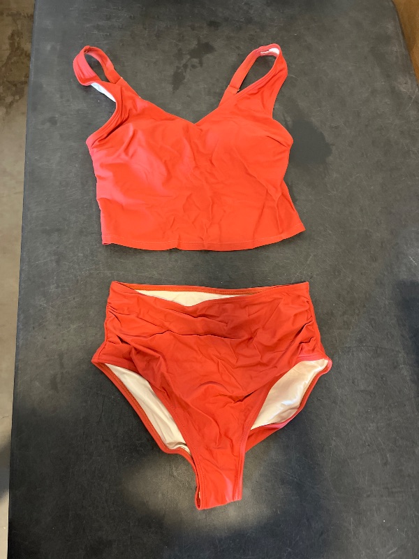 View 2 of Size M Eomenie Two Piece Tankini Swimsuits for Women Tummy Control Bathing Suits