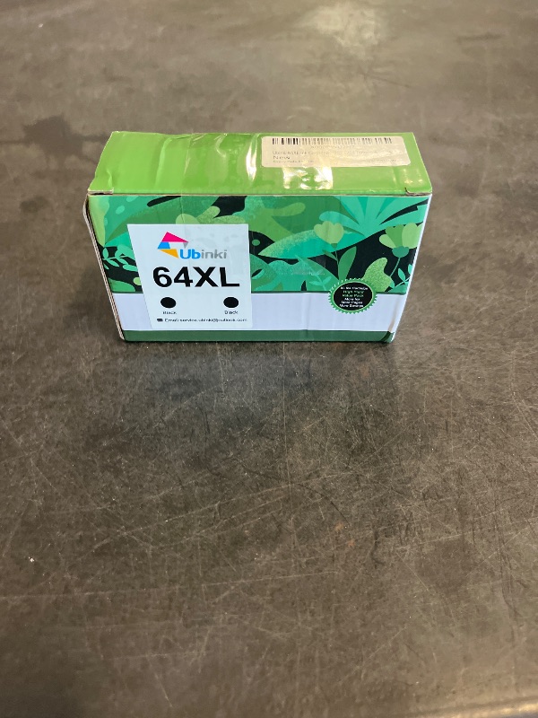 View 3 of 64XL Black Ink Cartridge Replacement for HP Ink 64 HP64 XL HP64XL BK 2-Pack