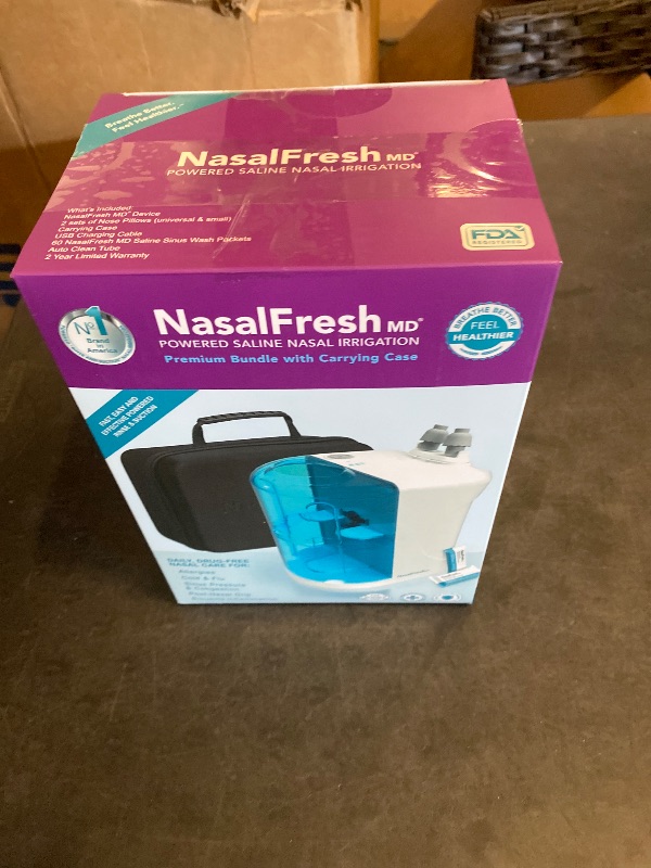Photo 1 of NASALFRESH MD Premium Bundle–Dual Powered Nasal Irrigation System