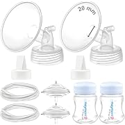 Photo 1 of Maymom Pump Parts Compatible with Spectra S2 S1, 20mm Flange Valve Tube Bottle Backflow Protector, Not Original Spectra S2 Replacement Pump Parts Duckbill Valve Bottle