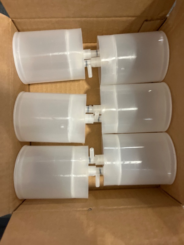 View 2 of 6 Pack Adjustable Moss Pole Watering Dripper, Self Watering Planter Insert with Flow Control, Slow Release Plant Device Spikes for Indoor Climbing Monstera Epipremnum