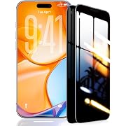 Photo 1 of UltraGlass TOP 9H+ Armor for iPhone 17 Privacy Screen Protector, 2 Pack