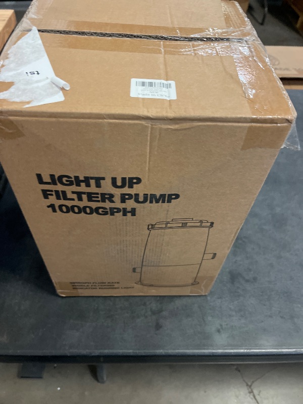 View 3 of TURBRO 1,000 GPH Cartridge Filter Pump for Above-Ground Pools