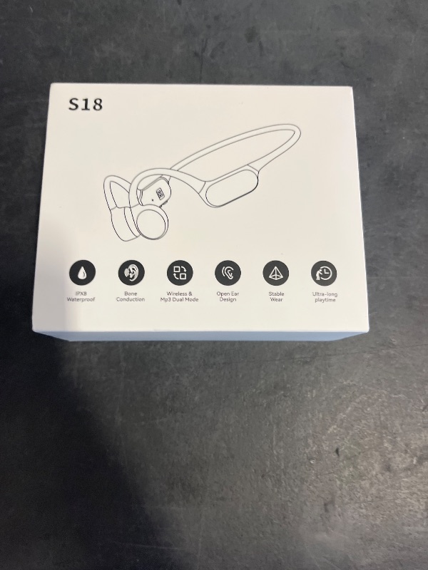 View 3 of PSIER Bone Conduction Headphones, IPX8 Waterproof MP3 Mode for Underwater