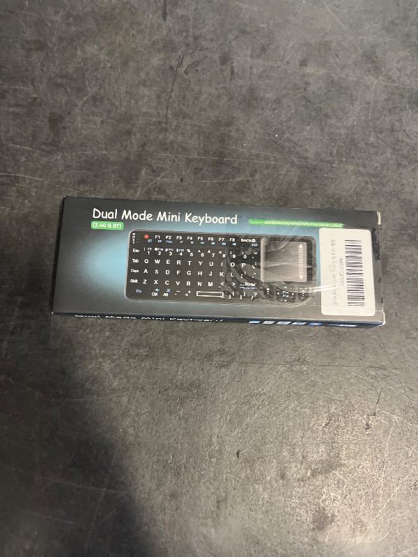 View 3 of Mini Wireless Keyboard, 2.4G + Bluetooth , Rechargeable& Portable Keyboard
