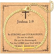 Photo 1 of Cross Bracelet for Men with Inspirational Card