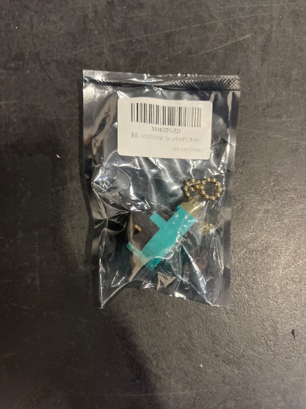 Photo 1 of Ceiling Fan Switch ZE-268S6,3 Speed 4 Wire Ceiling Fan Pull Chain Control,Pull Chain Cord Switch Control for Ceiling Fans,Bronze