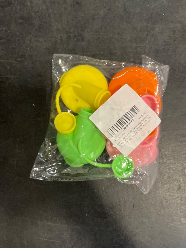 Photo 1 of 4pcs Silicone Milk Bottle Dispenser Caps Replacement for Stanpac & Libbey, 48mm Diameter 4 Color Reusable Airtight Glass Milk Bottle Stopper Pour Spout Lids BPA Free and Dishwasher-Safe