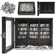 Photo 1 of Anxiety Bookshelf - Shake Off Your Anxiety,Miniature Display Shelf,Contains 240 Miniature Book Models,Antique Style Gift Decoration Mini Bookshelf (Black)