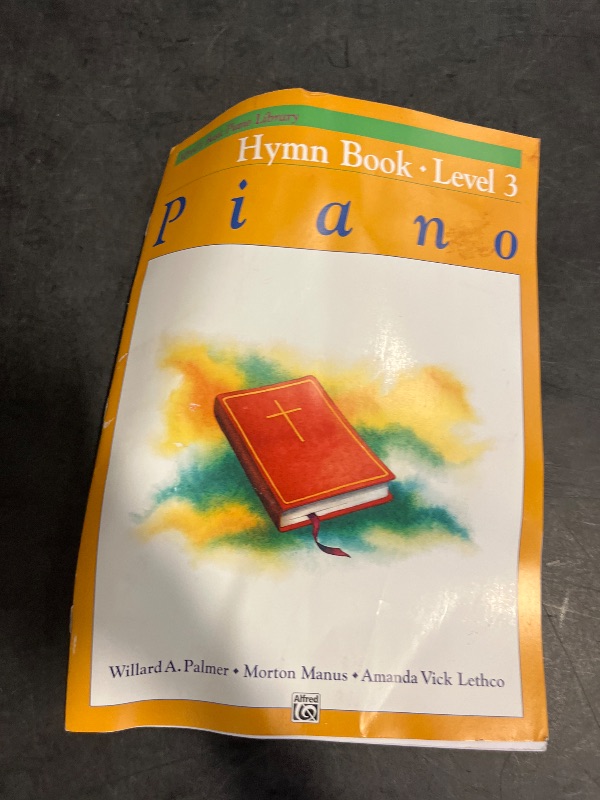 Photo 1 of Alfred's Basic Piano Library Hymn Book, Bk 3