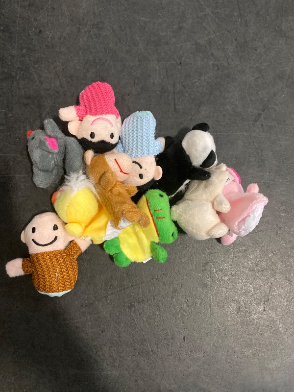 Photo 1 of 10PC Cute Animal Finger Puppets Set, Soft Velvet Hand Puppets for Kids Storytelling, Small Finger Dolls Cute Children's Toys Hand Puppets Finger Puppets 10PC