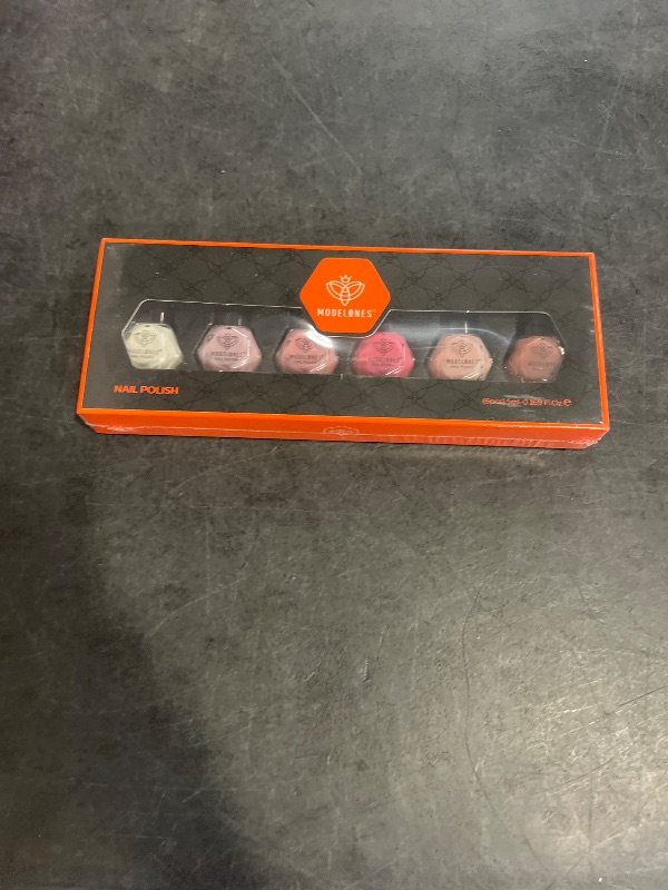 Photo 1 of modelones Nails Polish Set 006, 1 Count (Pack of 1), Orange