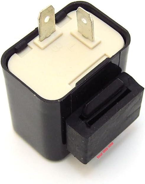 Photo 1 of 2 Pack Adjustable LED Flasher Relay Turn Signal Blinker Light for Motorcycle 2Pin