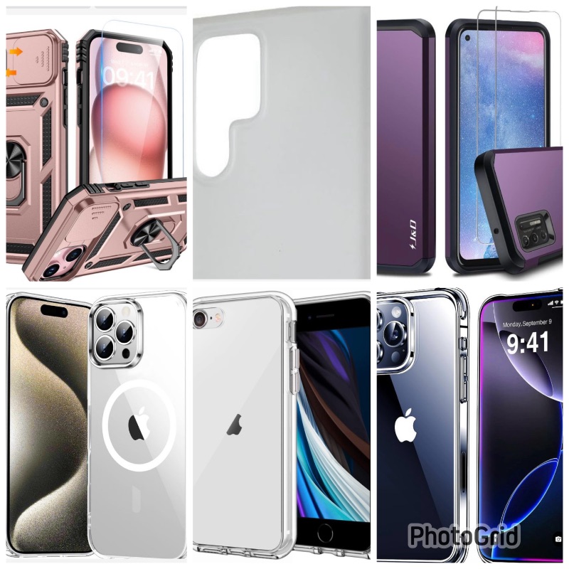 Photo 1 of 6 items of phone cases