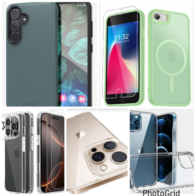 Photo 1 of 5 items of phone cases