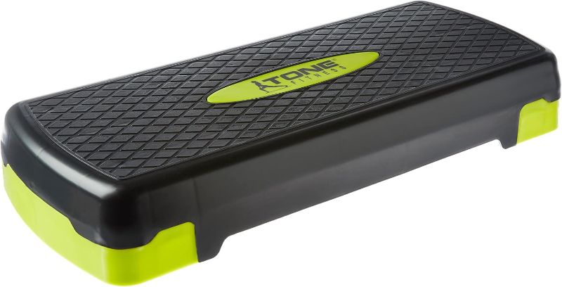 Photo 1 of BalanceFrom Aerobic Step Platform Trainer with Adjustable 3-Level Risers, 400 Pound Weight Capacity – Non-Slip Exercise Stepper for Cardio, Strength, and Fitness Workouts at Home or Gym