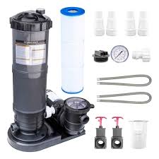 Photo 1 of Swimline Sure-Flo Cartridge Pool Filter Complete System for Above Ground Fountain, Pond & Pool Pumps