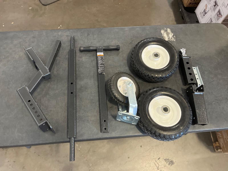Photo 1 of Tow Tuff Adjustable Solid Steel 800lb Capacity Trailer Dolly w/Caster 