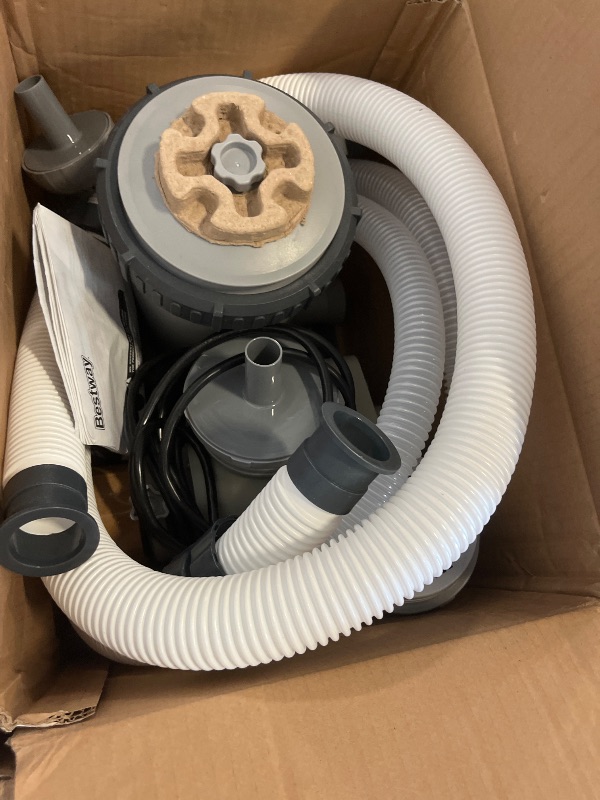 Photo 1 of Bestway 2,500 GPH Above Ground Swimming Pool Cartridge Filter Pump
