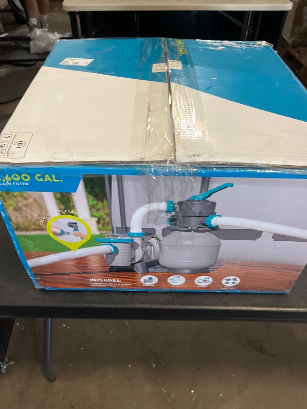 Photo 1 of Bestway 1,500 GPH Above Ground Swimming Pool Sand Filter Pump