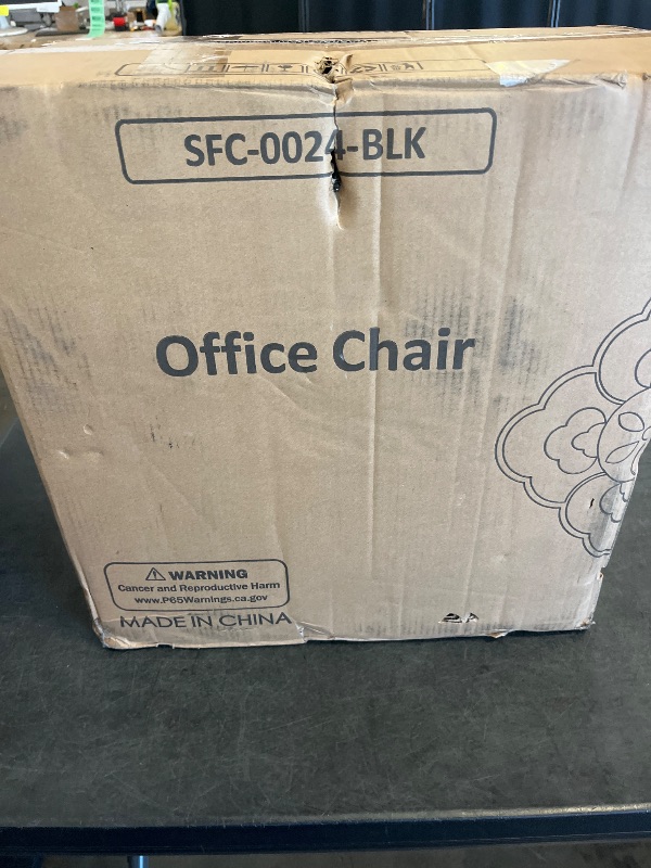 Photo 1 of Athena Collection Ergonomic Office Chair, Mid-Back Desk Chair, Black