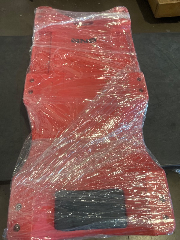 Photo 1 of 40"L X 19"W Low Profile Rolling Mechanic Auto Repair Creeper with Headrest Red For Garage Mechanic Under Car