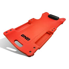 Photo 1 of 40"L X 19"W Low Profile Rolling Mechanic Auto Repair Creeper with Headrest Red For Garage Mechanic Under Car