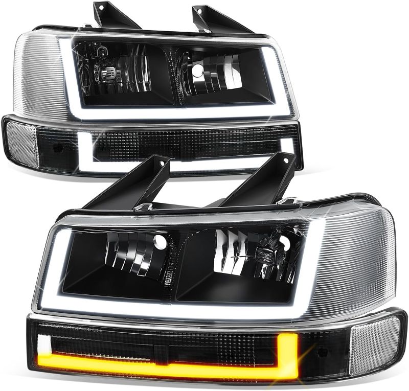 Photo 1 of 4PACK Auto Dynasty Headlights for 2003-2024 Chevy Express GMC Savana 1500-4500