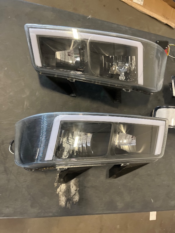 Photo 1 of 4PACK Auto Dynasty Headlights for 2003-2024 Chevy Express GMC Savana 1500-4500