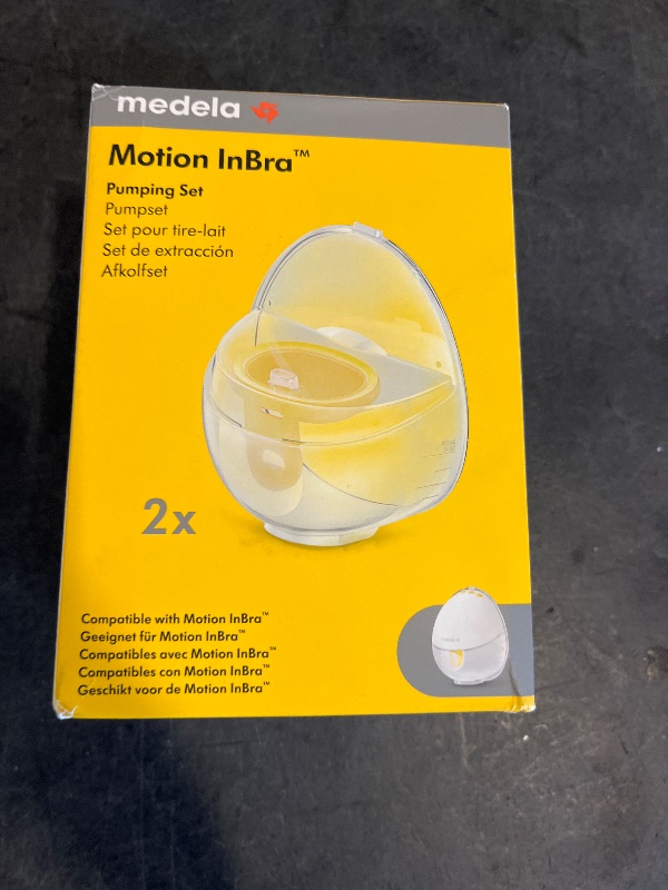 View 2 of Medela Breast Milk Pump Set for Motion InBra Pump | 2Ct