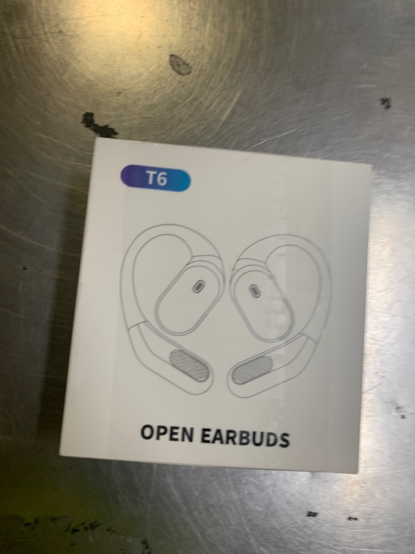 Photo 1 of TRAUSI Open Ear Wireless Earbuds Bluetooth Headphones, 80H Playtime Stereo Ear Buds with ENC Noise Cancelling, Fast Charging, IPX7 Waterproof Sports Earphones with Earhook for Running/Workouts Black