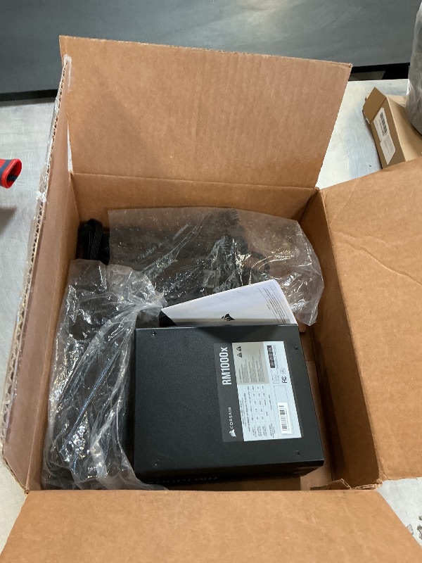 Photo 1 of Corsair RM1000x Shift Fully Modular ATX Power Supply - Modular Side Interface - ATX 3.1 & PCIe 5.1 Compliant - Zero RPM Fan Mode - 105°C-Rated Capacitors - 80 Plus Gold Efficiency - Black