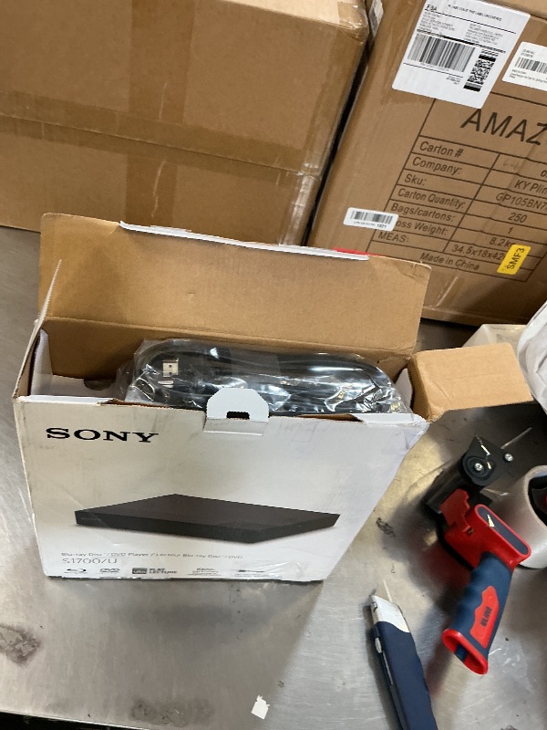 Photo 1 of SONY S1700 Multi System All Region CodeFree Blu Ray Disc DVD Player - PAL/NTSC - USB - 110-240V 50/60Hz - 6 feet HDMI Cable Included