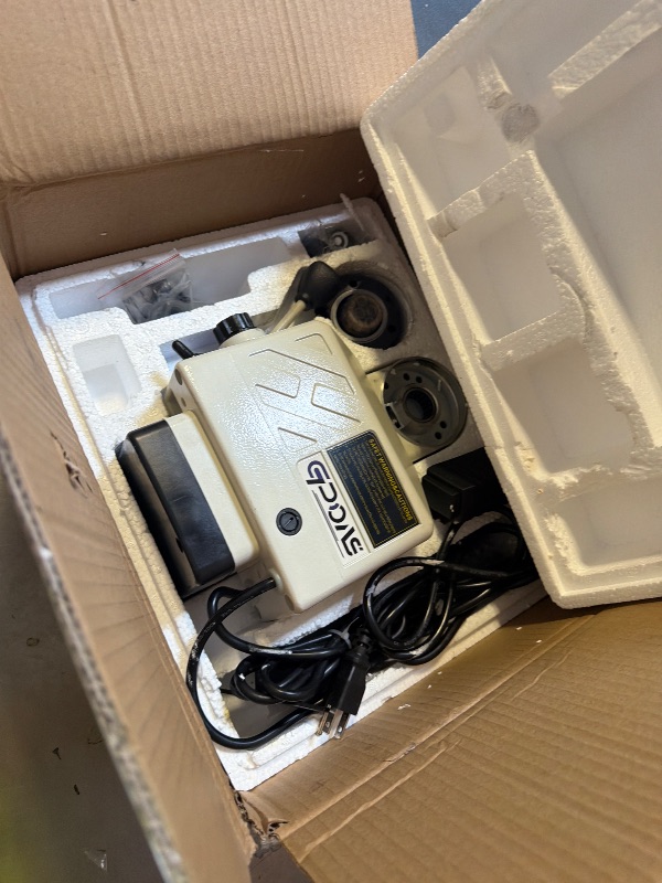 Photo 1 of GPOAS AL-460 Power Feed Z-Axis for Milling Machine 460 in-lb Torque, 0-200RPM Table Milling Machine Power Feed 110V,for Bridgeport and Other Knee Type Mills with a 5/8" Diameter Shaft on the End
