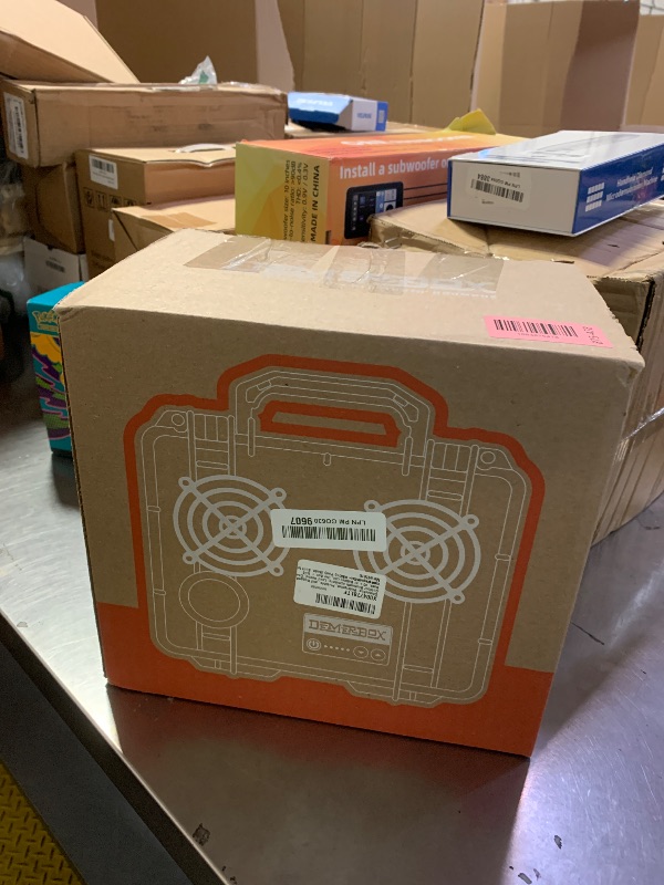 Photo 1 of DemerBox: Waterproof, Portable, and Rugged Outdoor Bluetooth Speakers. Loud Sound, Deep Bass, 40+ hr Battery Life, Dry Box + USB Charging, Multi-Pairing Party Mode. Built to Last (Fraser Tan, DB2)