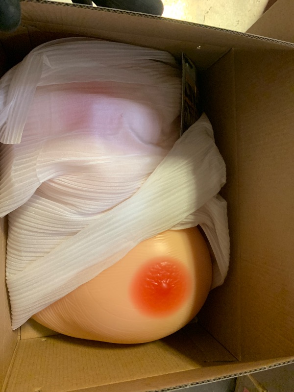 Photo 1 of Vollence KK Cup 6000g Silicone Breast Forms for Mastectomy Prosthesis CD - Ivory White