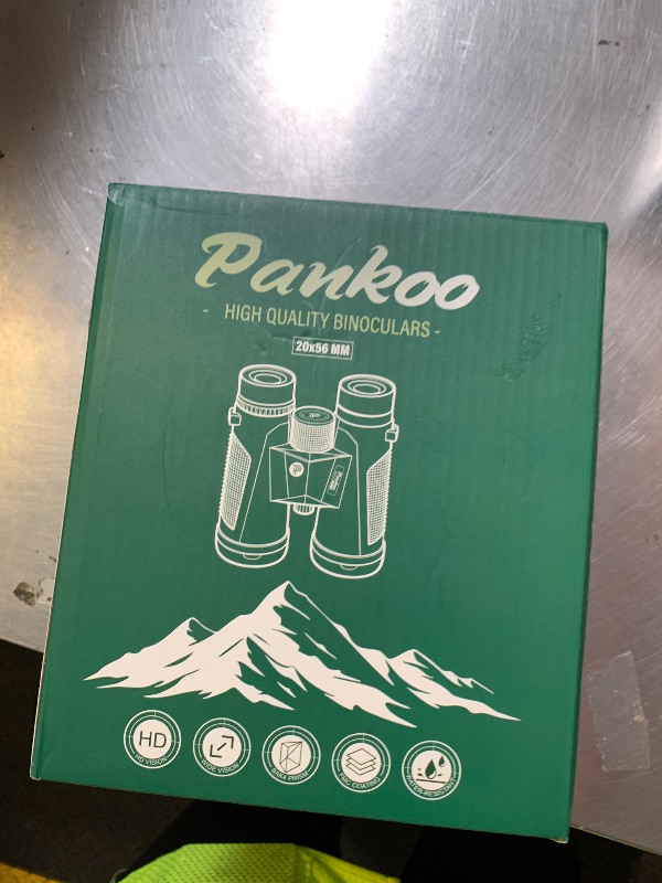 Photo 1 of Pankoo 20x56 Binoculars for Adults High Powered - Large View Waterproof Binoculars with Clear Low Light Vision - Compact Binocular Essentials for Hunting Camping Cruise Travel Bird Watching Sports
